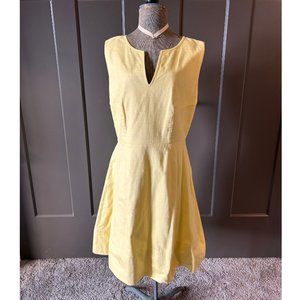 Vineyard Vines Yellow Summer Dress A-line Size 6